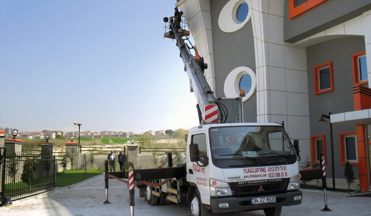 yılmazlar kiralık sepetli vinç